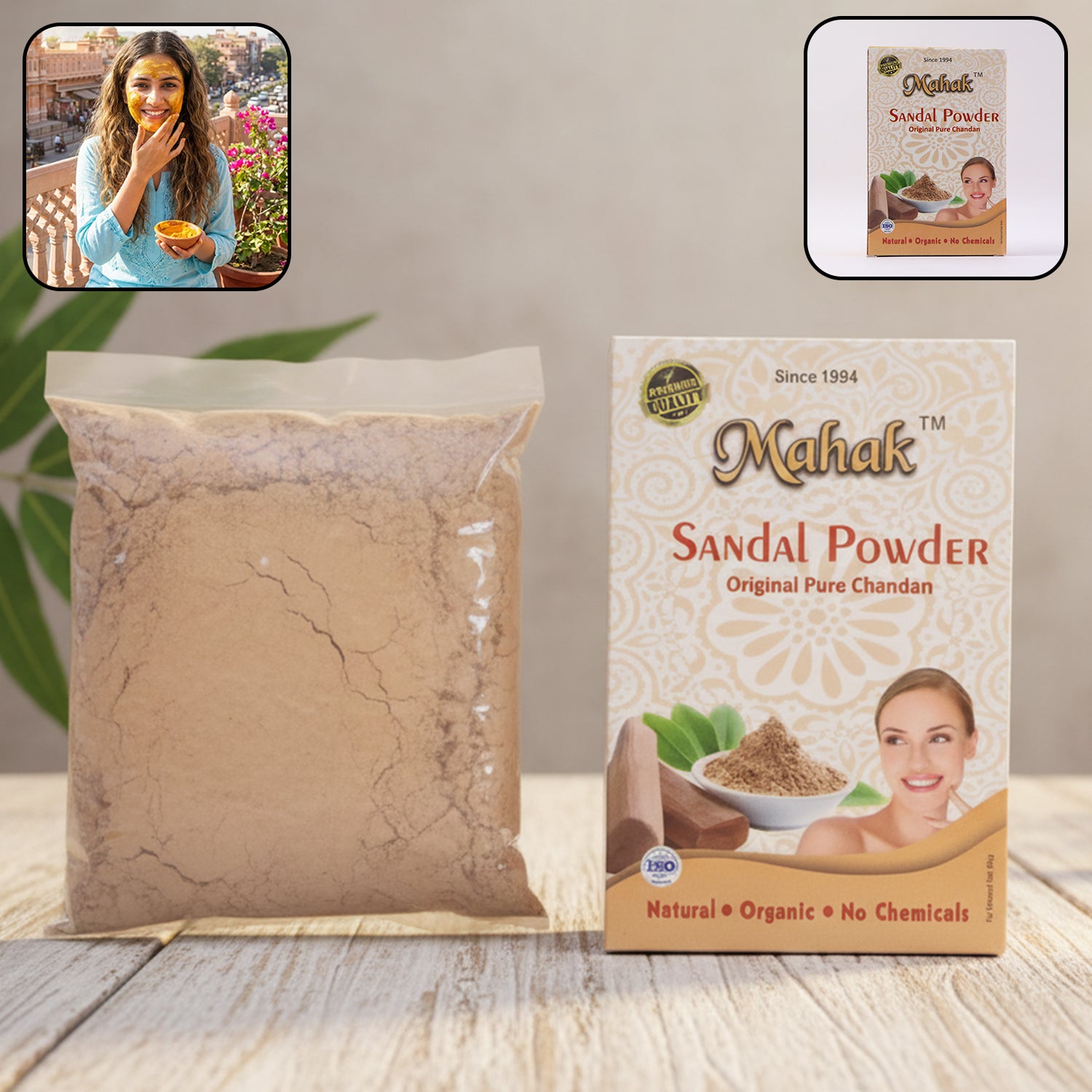 Natural Sandal Powder For Traditional Skincare 50 Gm