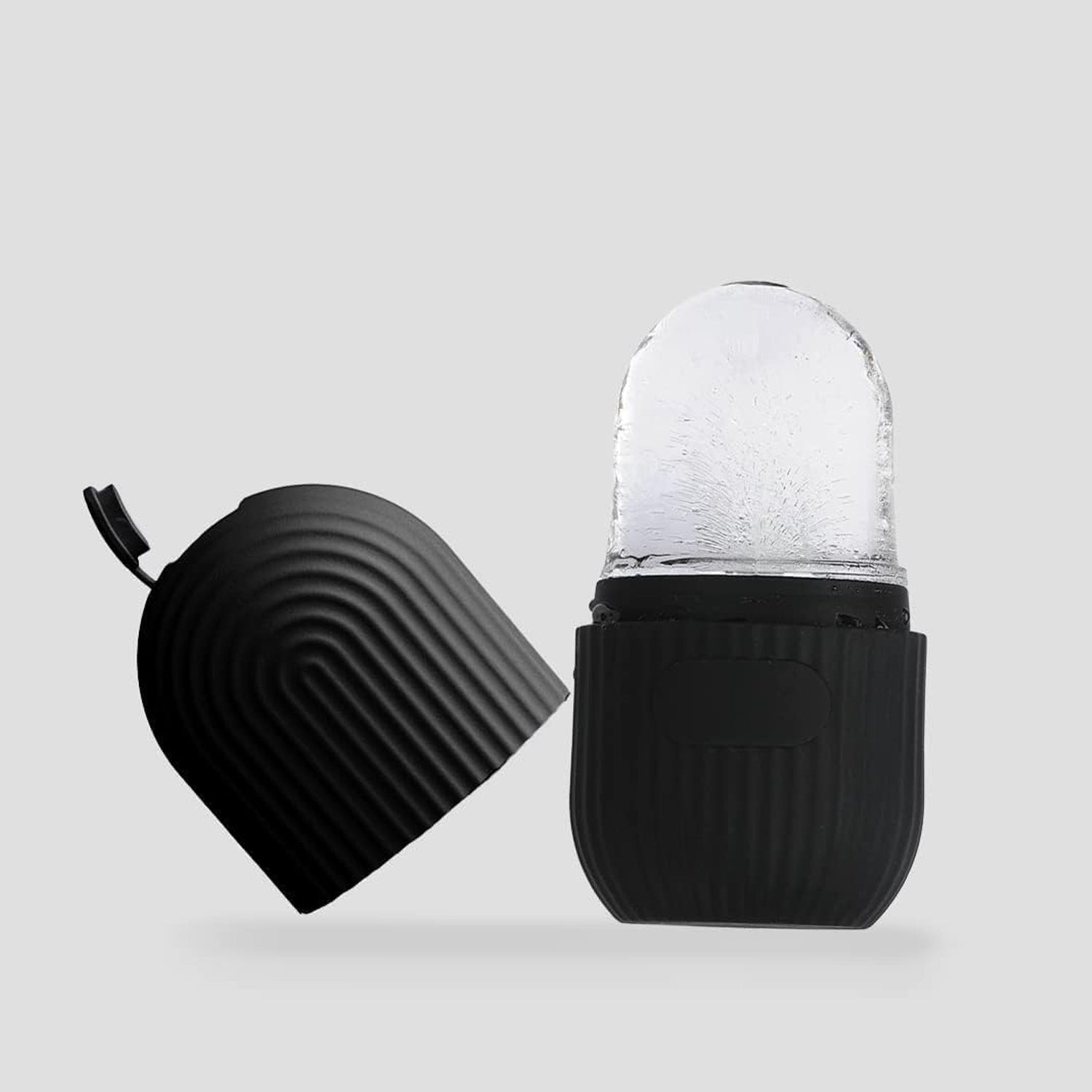 1224b Face Ice Roller Ice Roller For Face Ice Roller For Face Massager Face Ice Treatment Reduce Face Swelling And Under Eye Puffiness (Black)