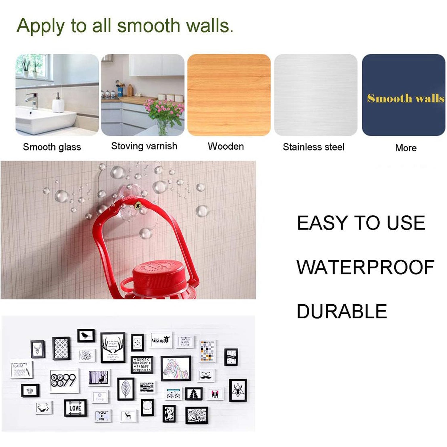 Self Adhesive Hooks Sticker Screw Nut And Bolt Type (4 Pcs Set)