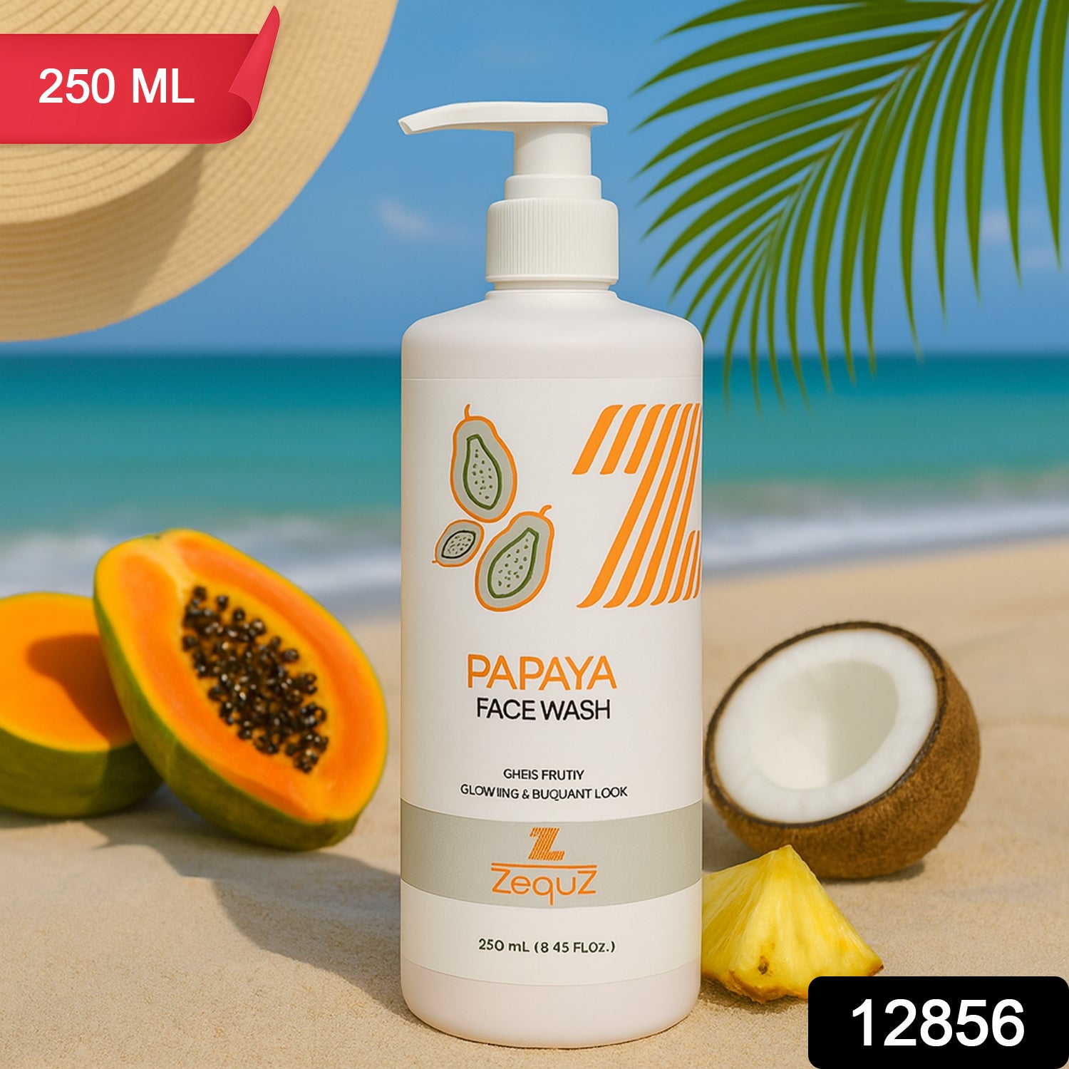 Zequz Papaya Face Wash - (1 Pc 250 Ml)