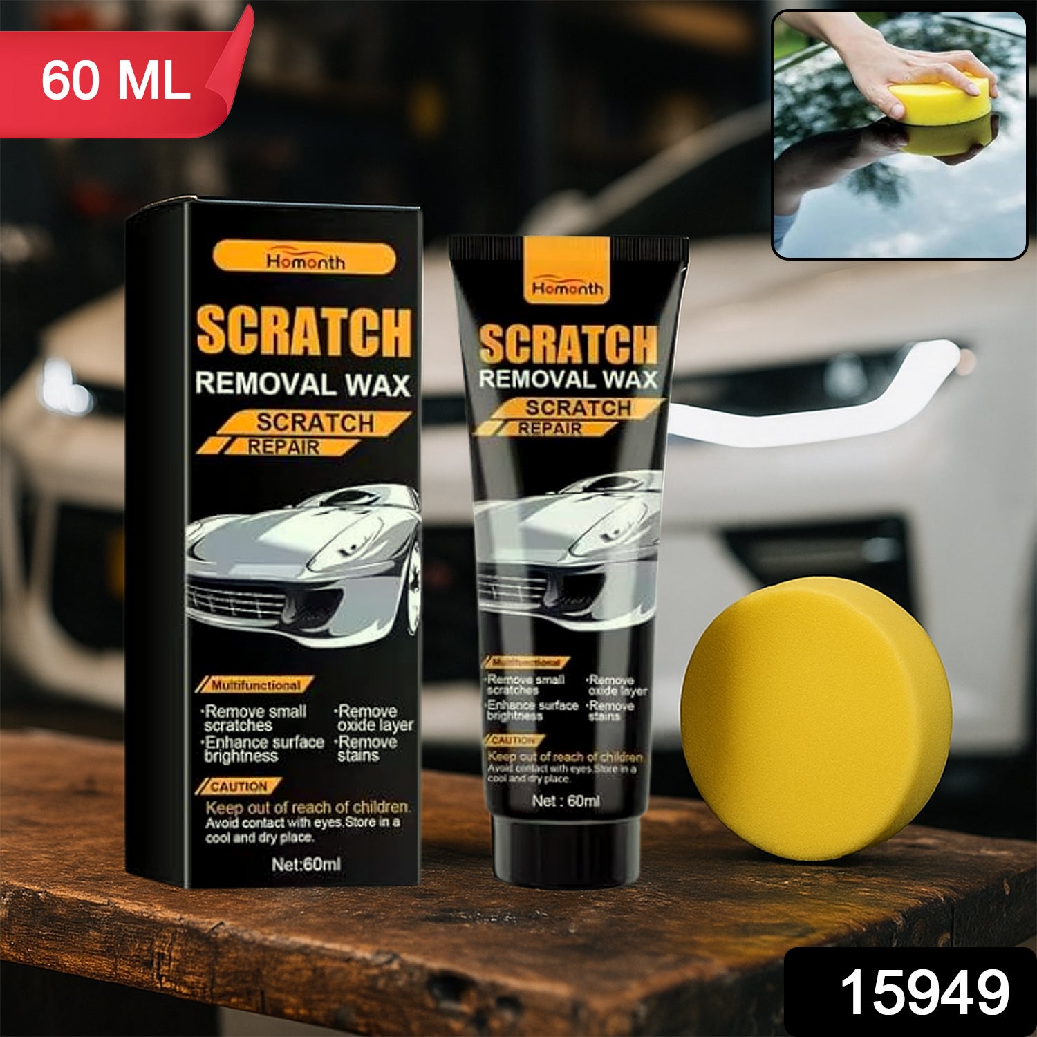 Scratch Removal Wax (60 Ml)