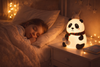 Cute Panda Silicone Night Lamp – 7 Colour Changing Touch LED Lamp for Kids Bedroom (Rechargeable)