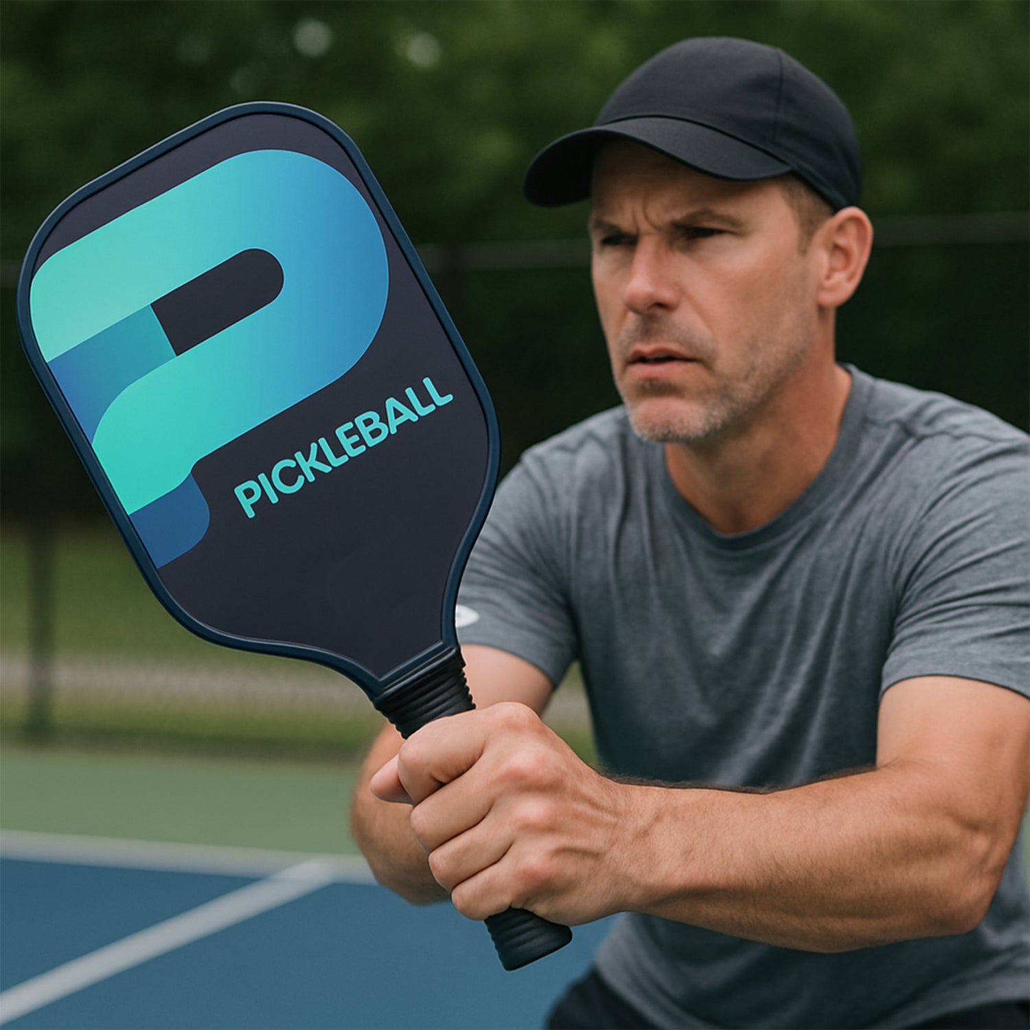 Konex Professional Fiberglass Pickleball Paddle With Cushion Grip Handle