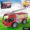 Metal Diy Fire Truck Building Blocks For Kids (Fire Truck  292pcs Of Truck Tool  1 Set)